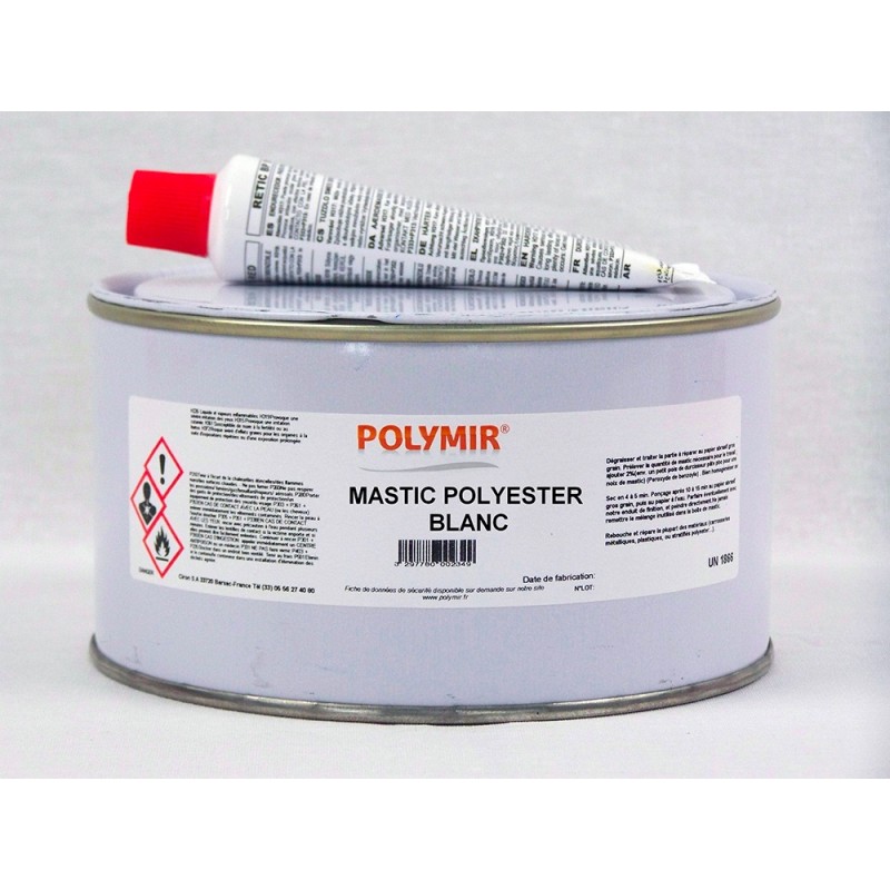 Plastfill - mastic polyester pour plastique - Mastics polyester