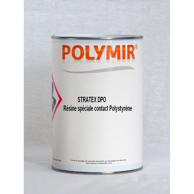 Résine polyester compatible polystyrène